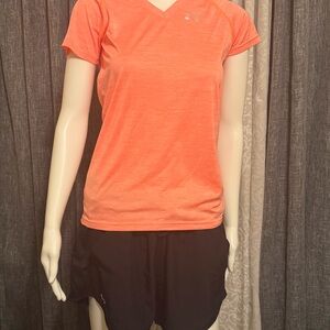 Women's Under Armor V-neck Technical Athletic Top